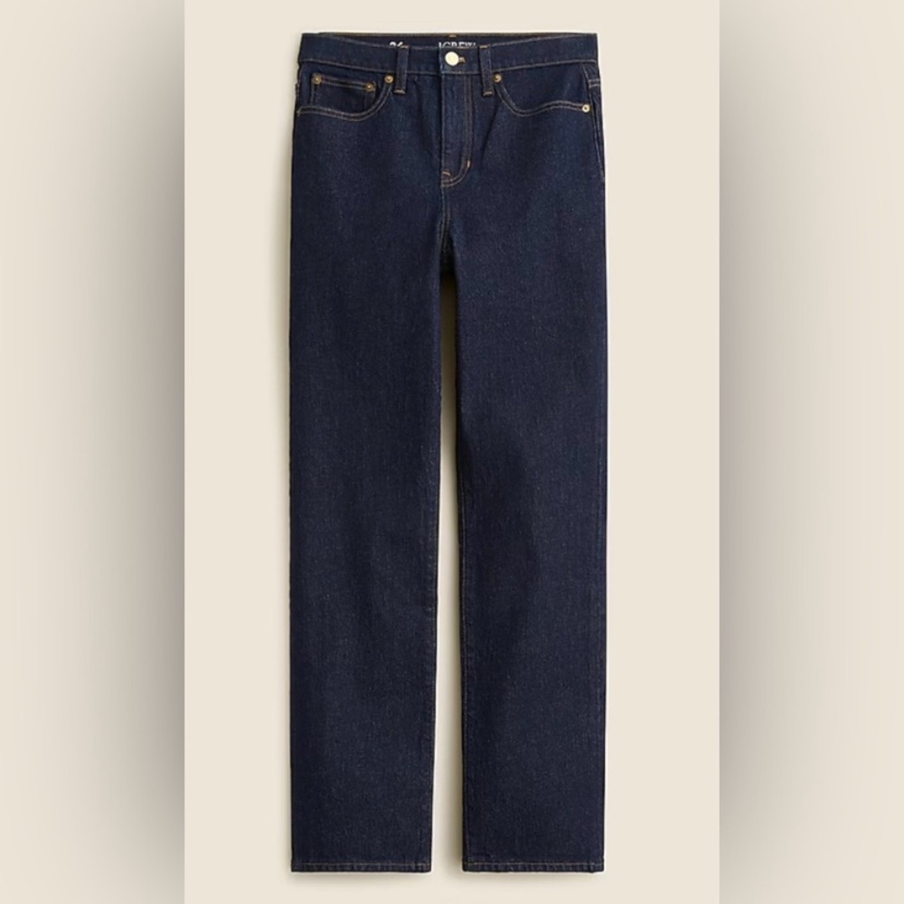 NWOT JCrew Classic Straight Jean in Rinse Wash Size 31